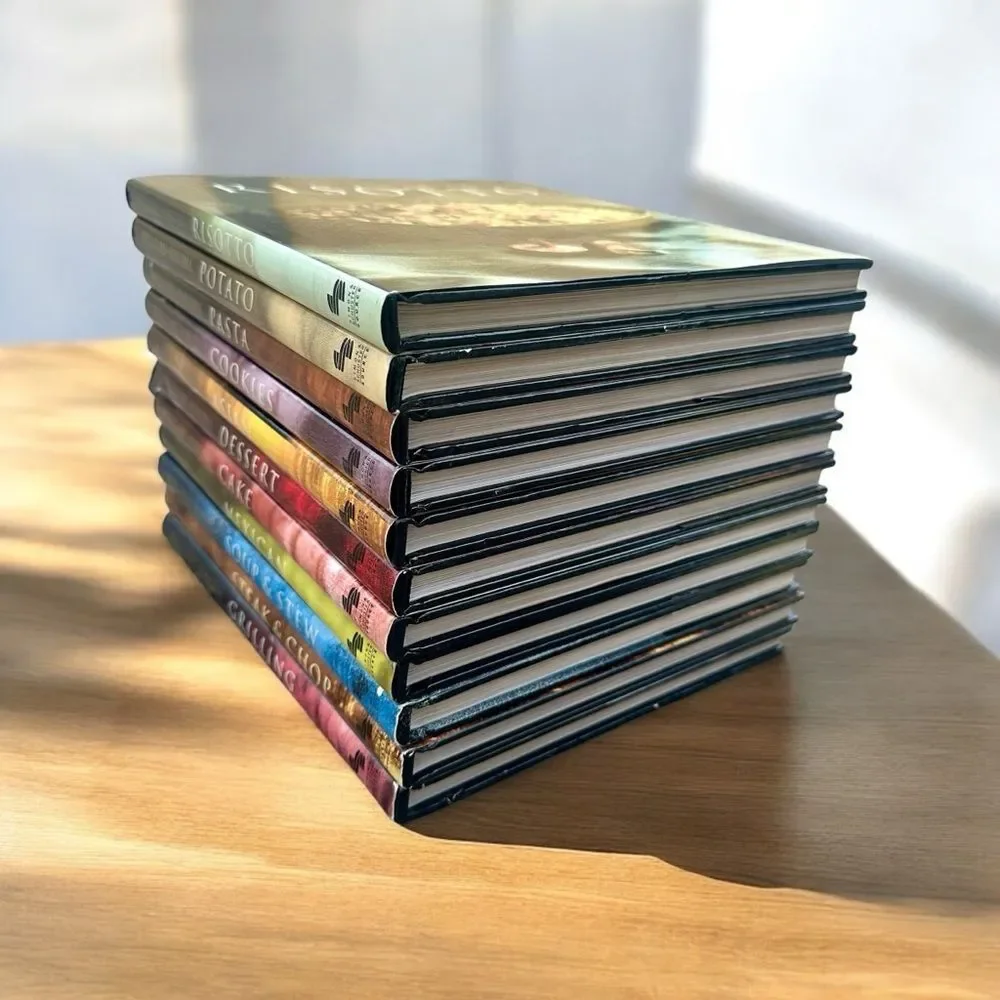 Williams Sonoma Hardcover Cookbook Set 11pc Pasta Dessert Grilling Asian